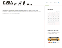 Tablet Screenshot of columbiavalleyskateboardassociation.com